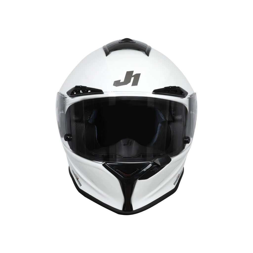 JUST1 J-GPRF Solid White Full Face Racing Helmet_4
