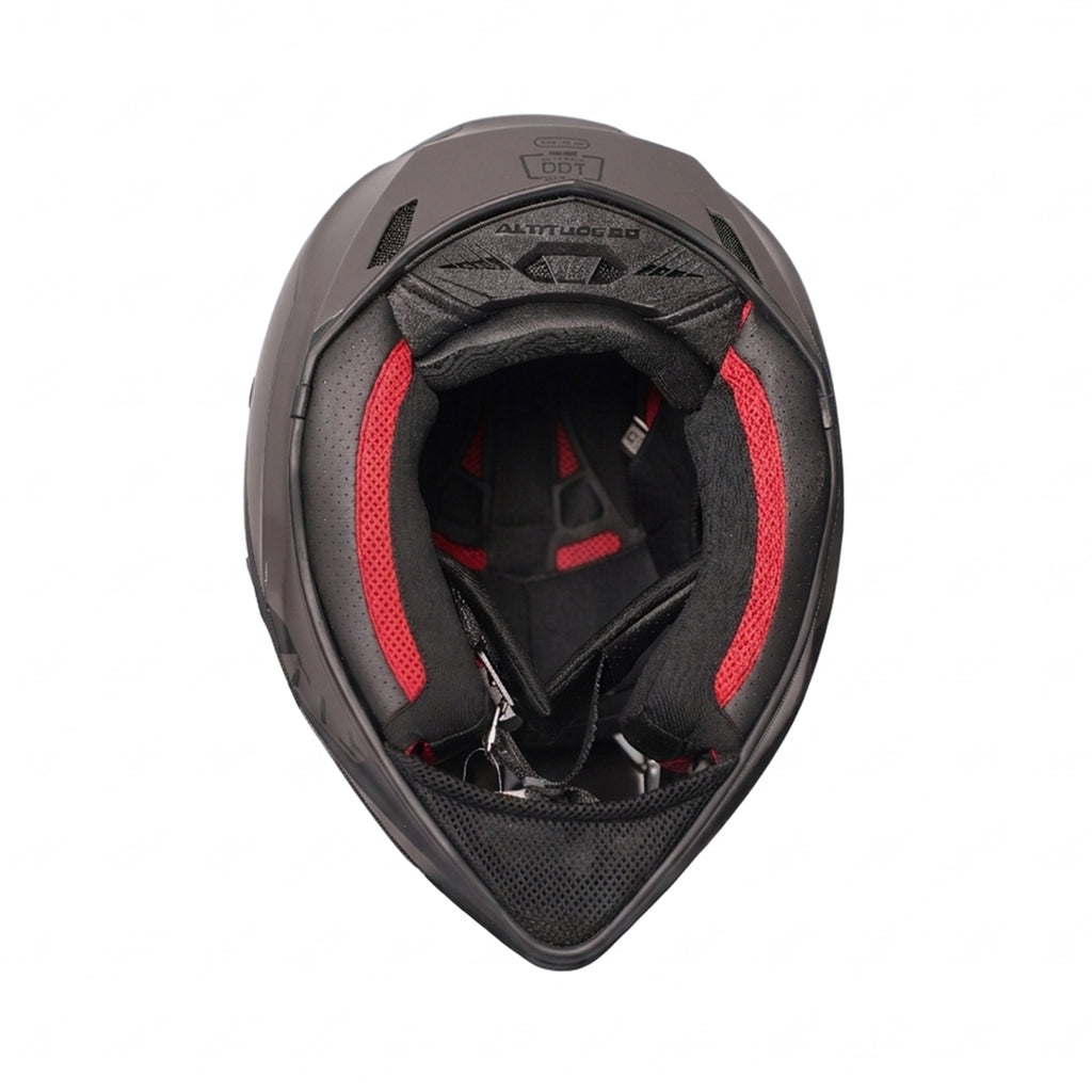 509 Kids/Youth Motocross Dirt Bike Full Face Helmet DOT/ECE Safety Black Grey - 836611