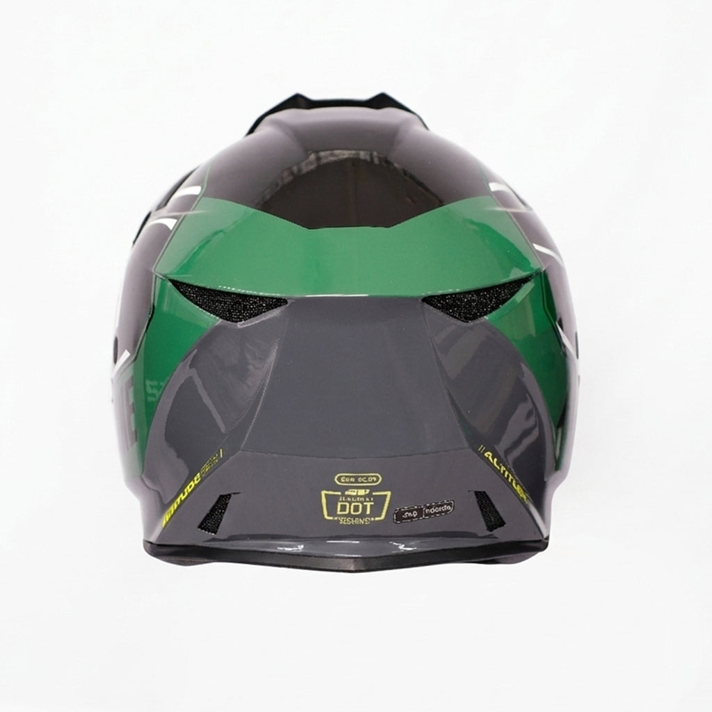 Five 0 Nine Kids/Youth Motocross Dirt Bike Helmet Black Green – 836609