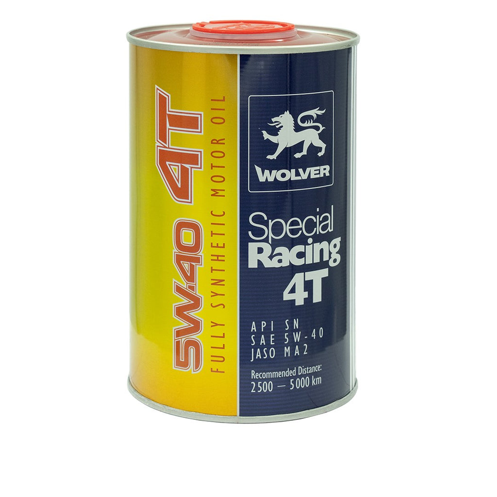 Wolver Motorcycle Engine Oil, Special Racing 4T 5W-40-074723