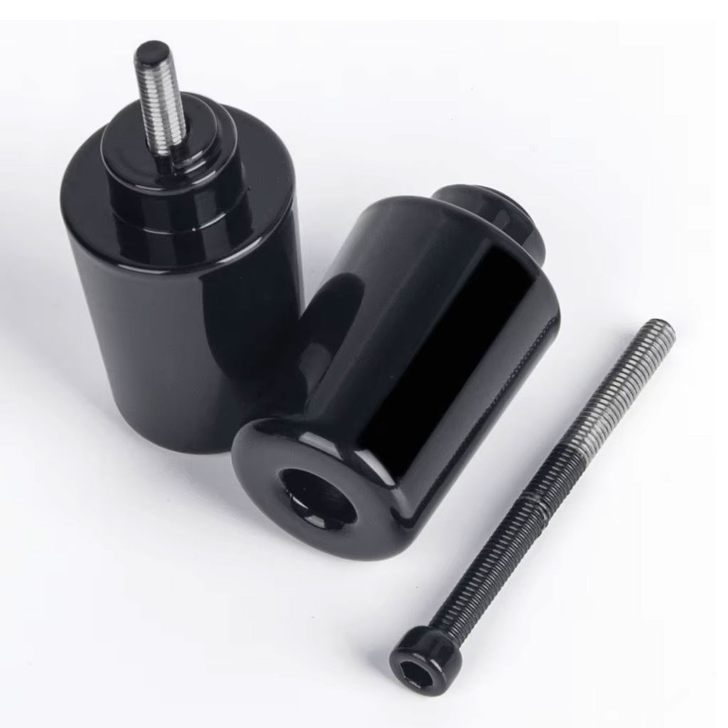 Goldwing F6B Universal Handlebar Stainless Steel Bar Ends Black - 860038_5