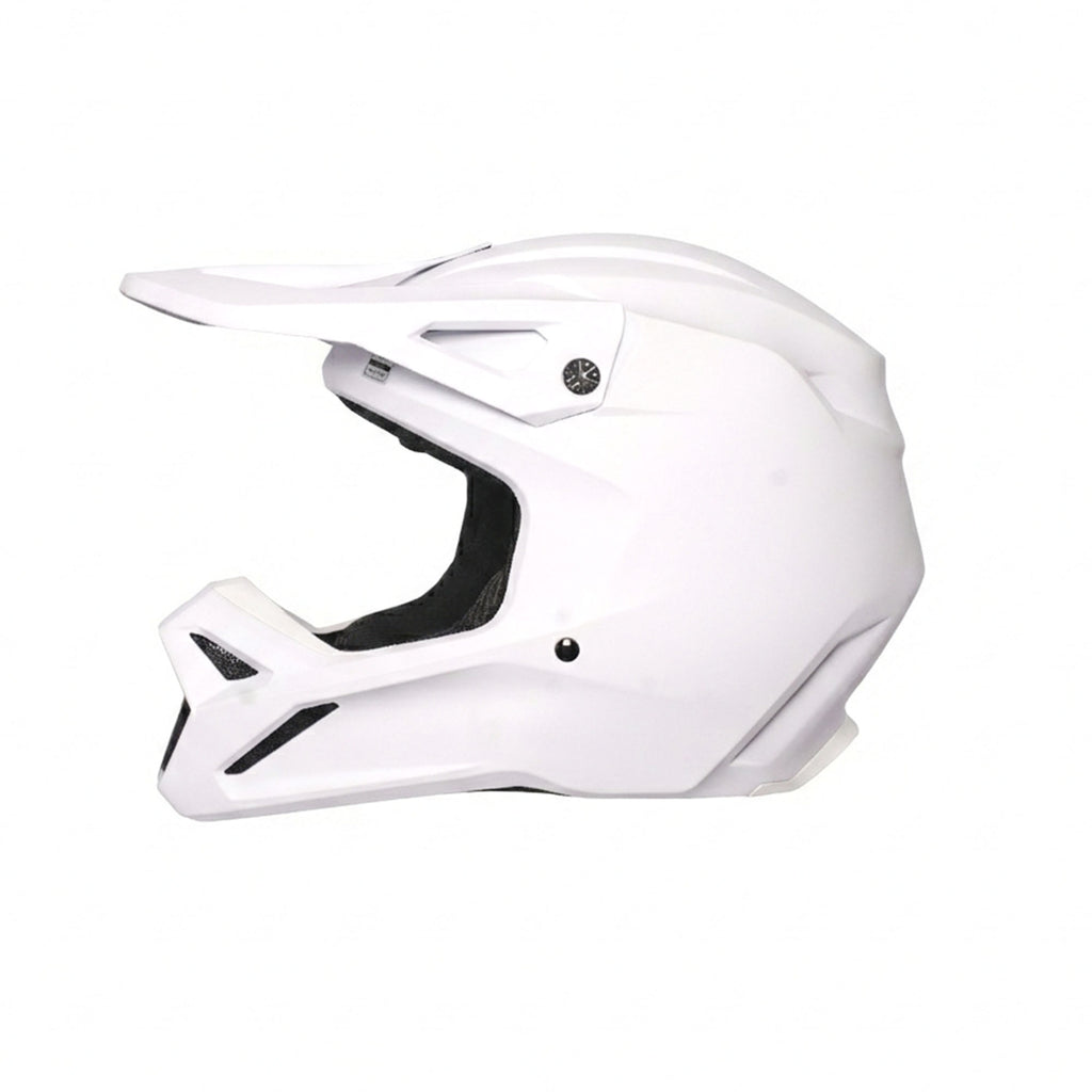 Fox V1 Solid Helmet Matte White MIPS DOT & ECE 22.06 Certified MX Helmet - 836607