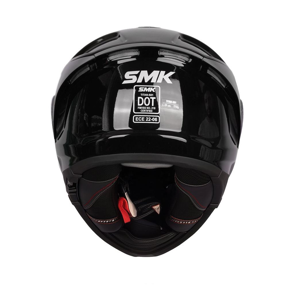 black titan solid motorcycle helmet SMK Titan Solid GL 200