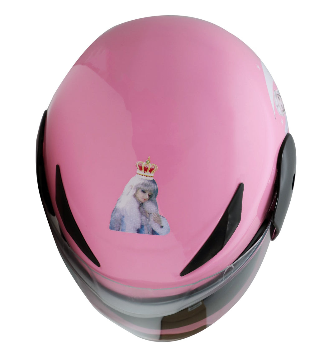 barbie toddler bike helmet Children's Full Face Motorcycle Helmet, Pink Barbie Design Kids UAE