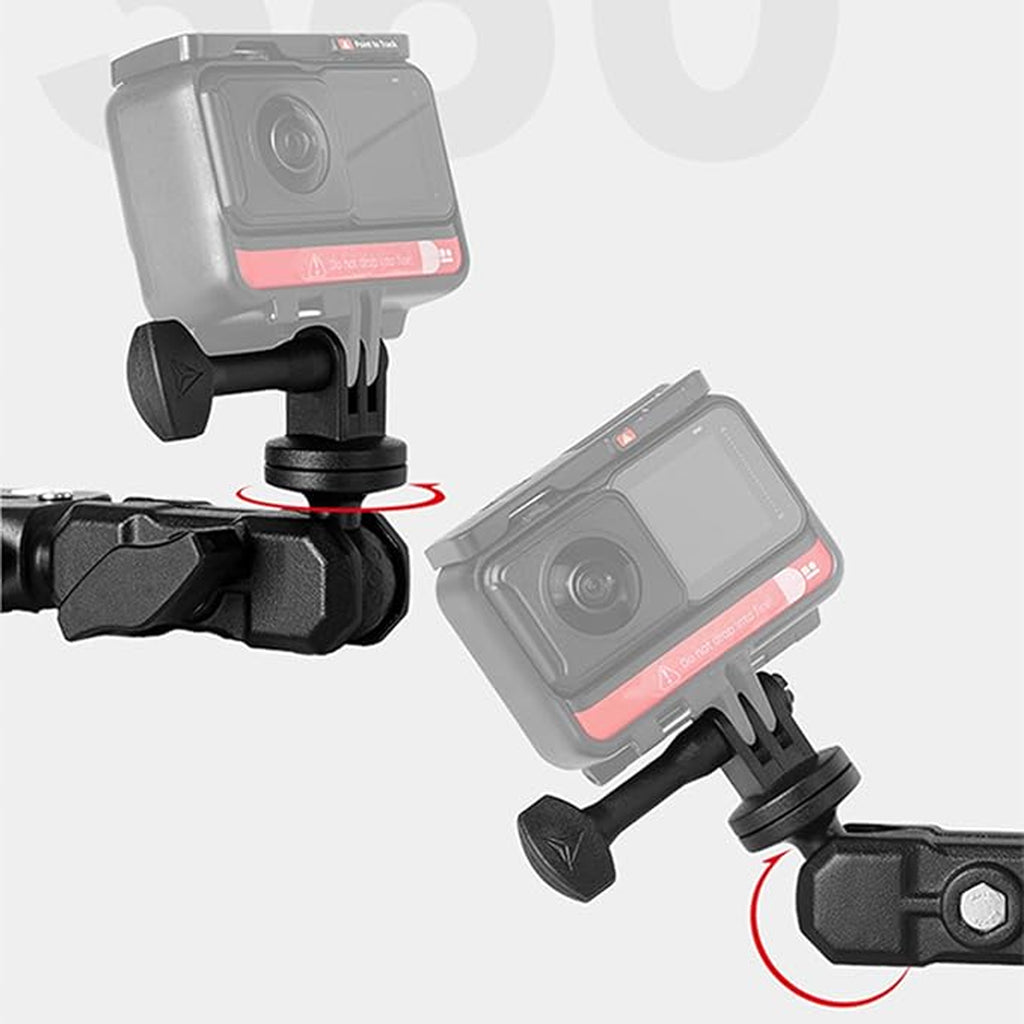 Motowolf MDL3532B Motorcycle Camera 360° Adjustable Mount Bracket_4