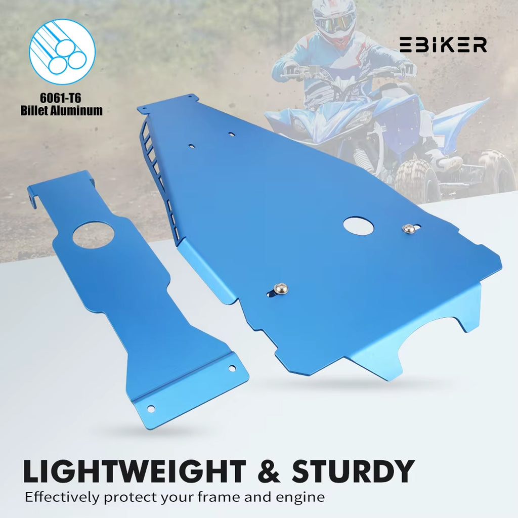 ATV Chassis Glide & Swing Arm Skid Plate Guard for Yamaha YFZ450R 2009-2023_10