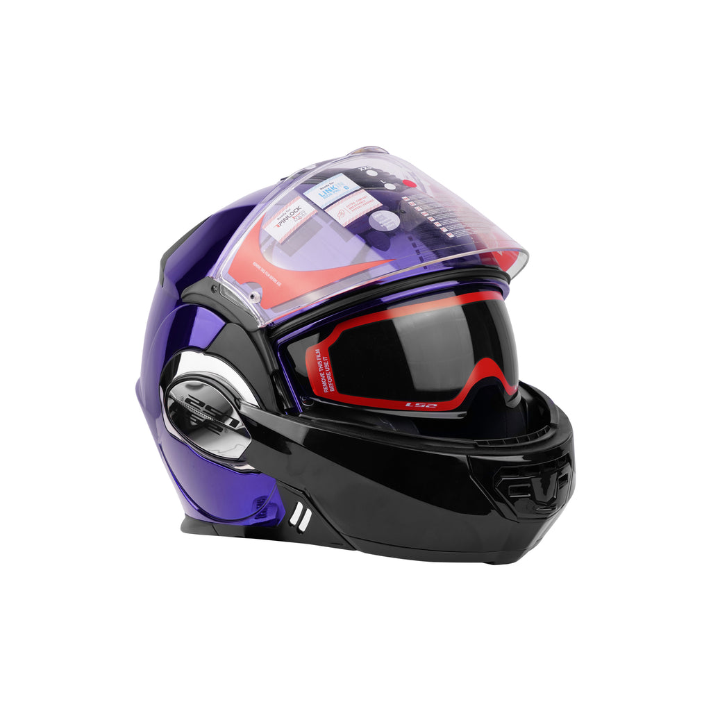 LS2 FF399 Flip Up Motorcycle Full Face Helmet_2