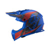 LS2 Premium Offroad Helmet MX437 Fast Evo Alpha Matte Blue - 609284_2