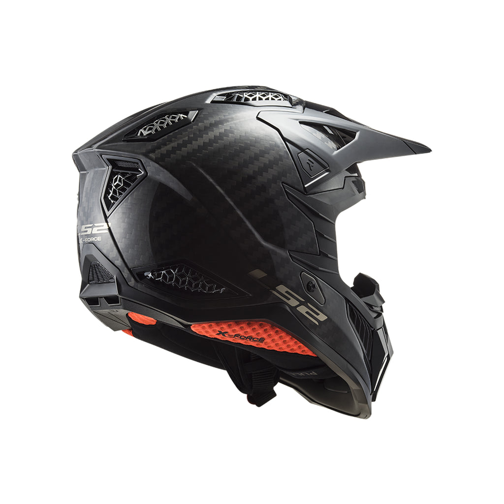 LS2 Premium Motocross Helmet MX703 C X-Force Gloss Carbon 06 - 609286