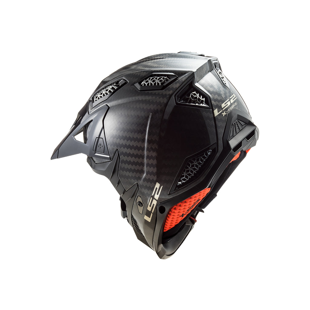 LS2 Premium Motocross Helmet MX703 C X-Force Gloss Carbon 06 - 609286