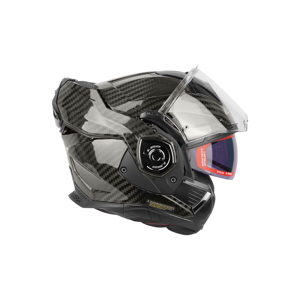 LS2 FF901 Advant X Solid Carbon Motorcycle Premium Modular Helmet -  609287_4