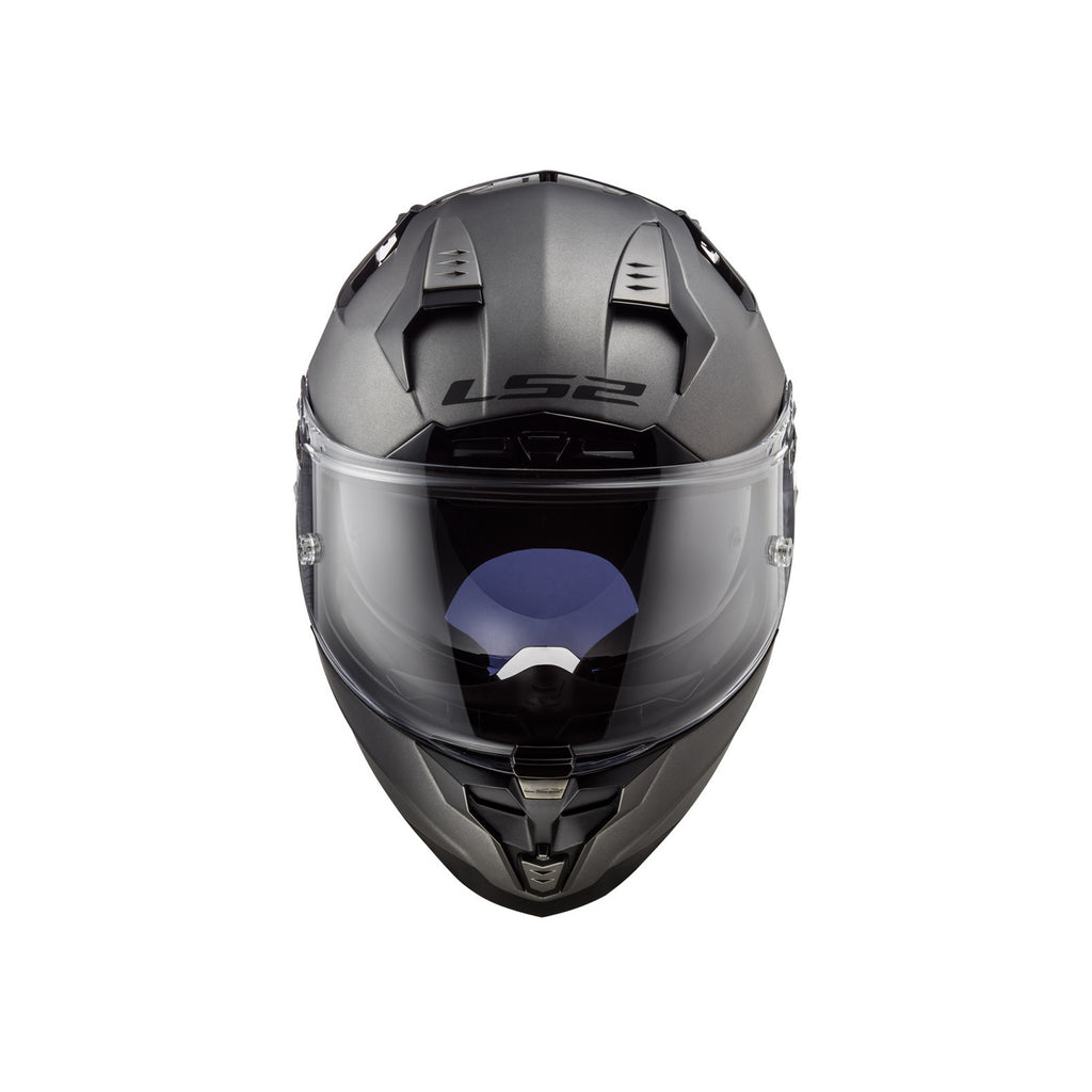 LS2 FF327 Premium Touring Full Face Helmet Challenger Solid Nardo Grey - 609288