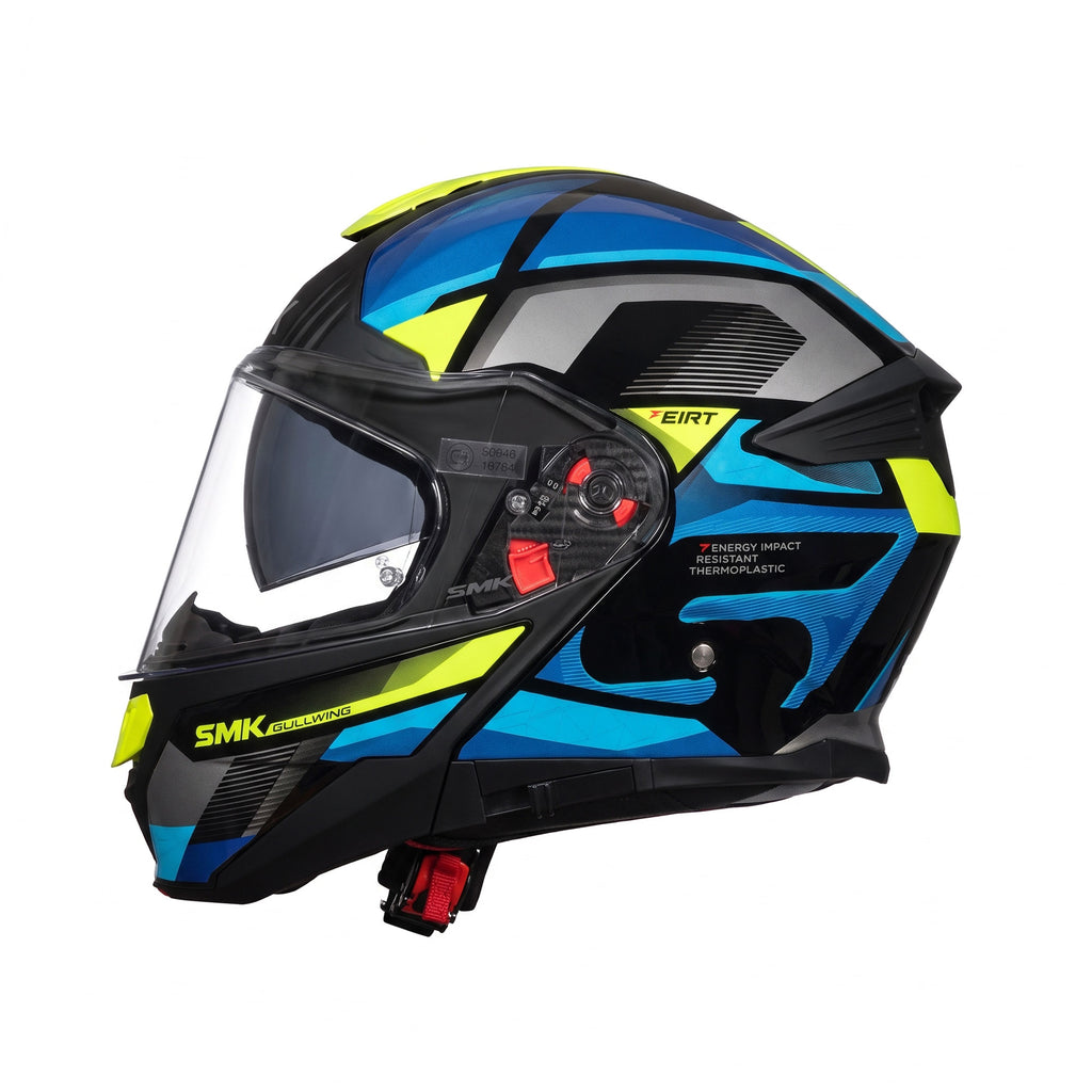 SMK Gullwing Venture GL254 Flip Up Modular Full Face Motorcycle Helmet_3
