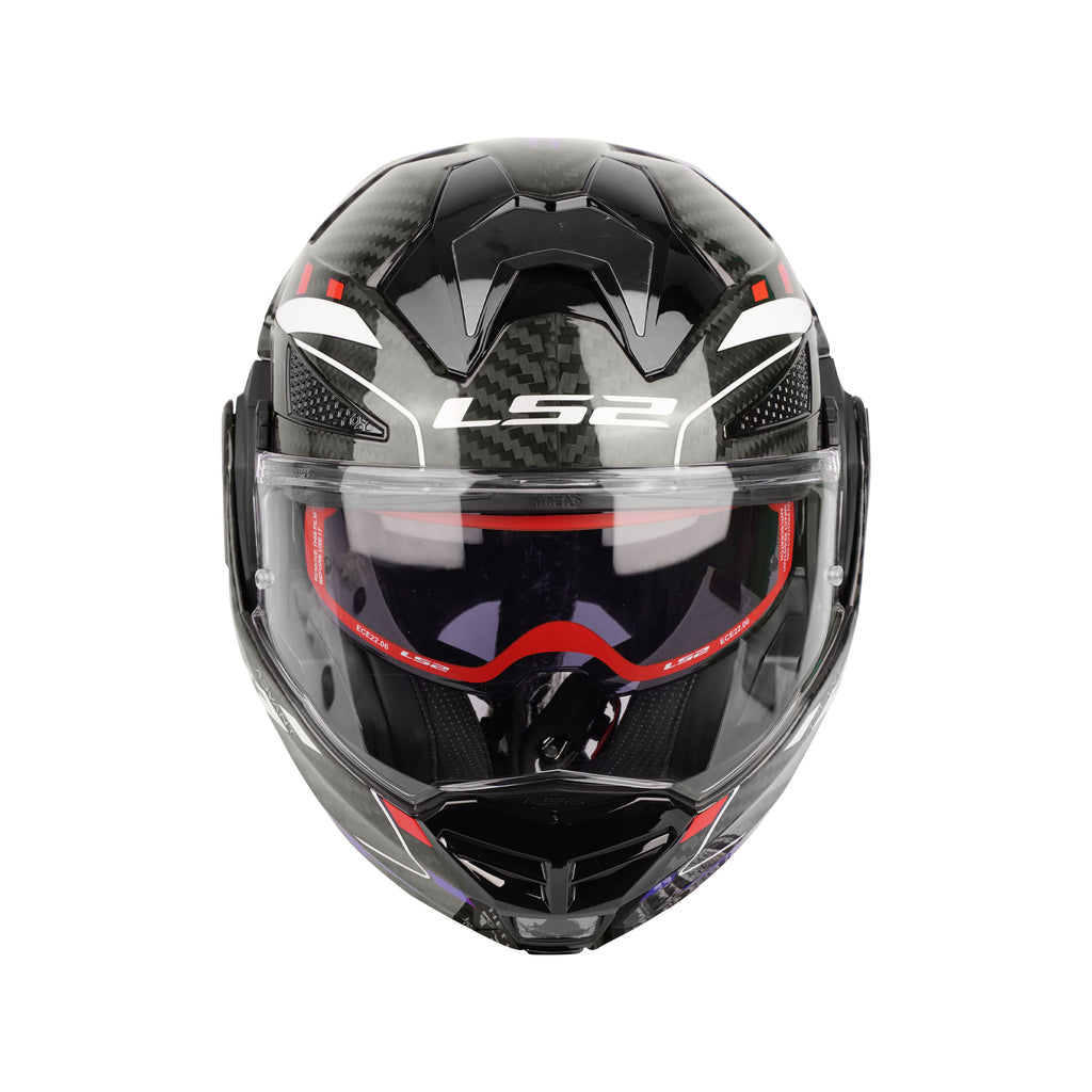 LS2 FF901 Advant X Carbon Convertible Helmet Gloss White Blue 06 - 609302_4