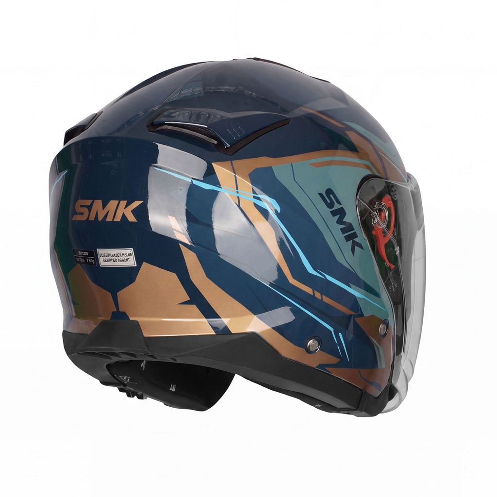 SMK GTJ-S01 Escape MA575 Open Face Motorcycle Helmet_4