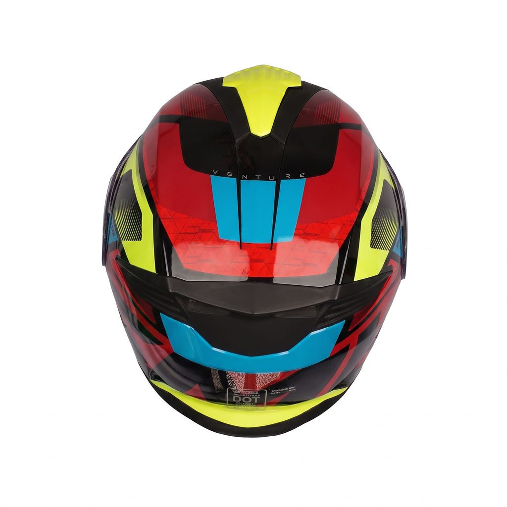 SMK Gullwing Venture GL 234 Flip Up Modular Full Face Motorcycle Helmet_6