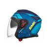 SMK GTJ Tourer GL363 Open Face Motorcycle Helmet with Sun Visor_4