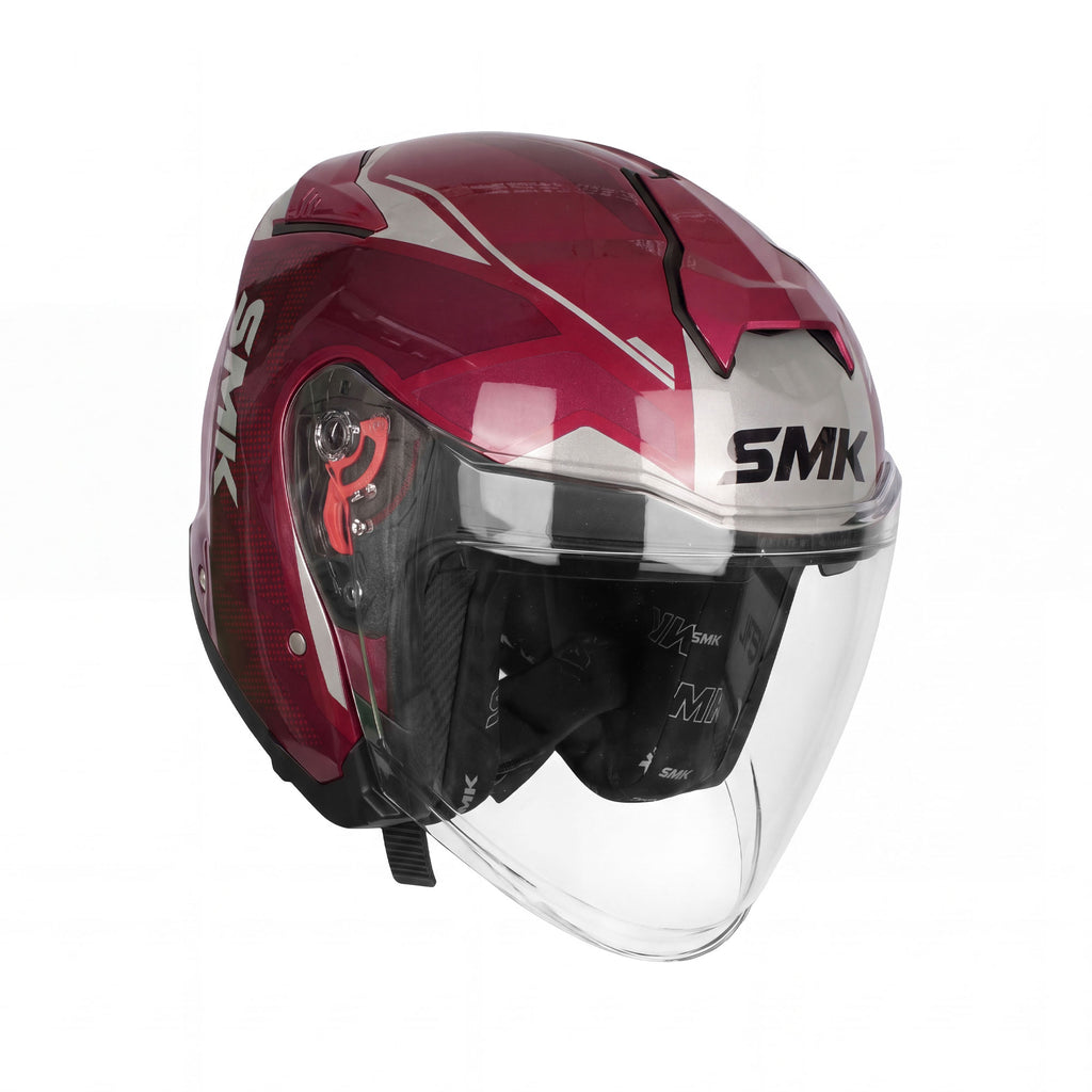 SMK GTJ Tourer GL363 Open Face Motorcycle Helmet with Sun Visor_1