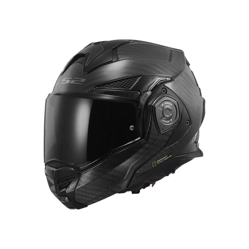 LS2 Advant X Carbon Matte Black Modular Helmet - 609328_2