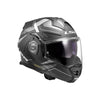 LS2 Advant X Carbon Horizon Matte Silver Grey Modular Helmet _1