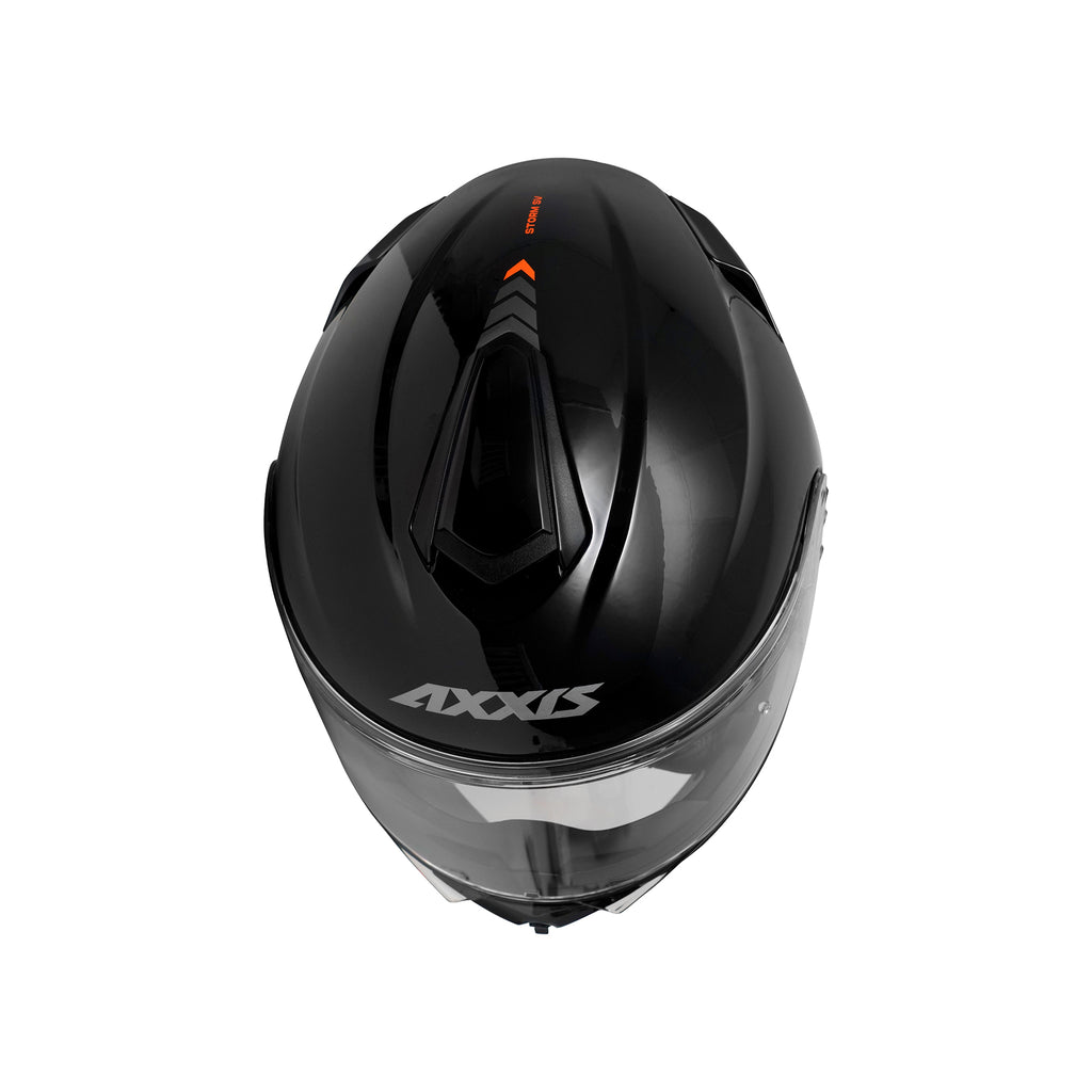 AXXIS FULL FACE HELMET STORM SV SOLID A1, GLOSS BLACK - 670001