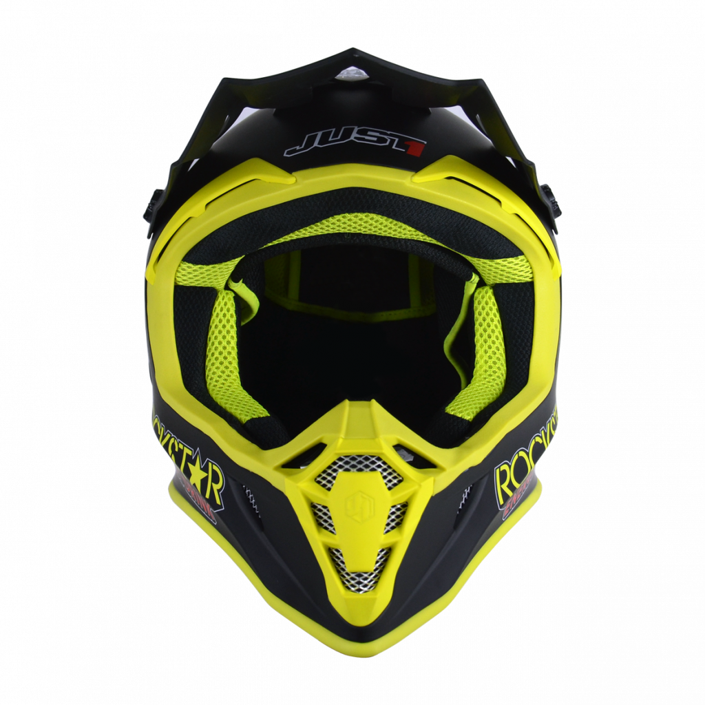 JUST1 Rockstar Motocross Motorcycle Helmet Full Face J38 UAE- 680008