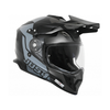 JUST1 J34 Pro Tour Titanium Black Motocross Motorcycle Helmet - 680011-1