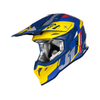 JUST1 J39 Reactor Yellow-Blue Matte Motocross Helmet Off Road 680013