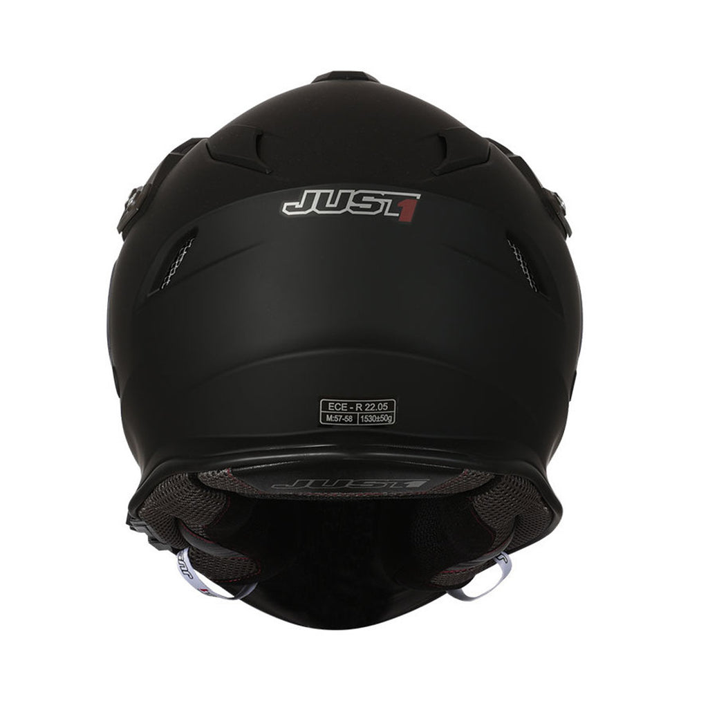 JUST1 J34 Pro Motocross Full Face Helmet Solid Matt Black (22.06) - 680016