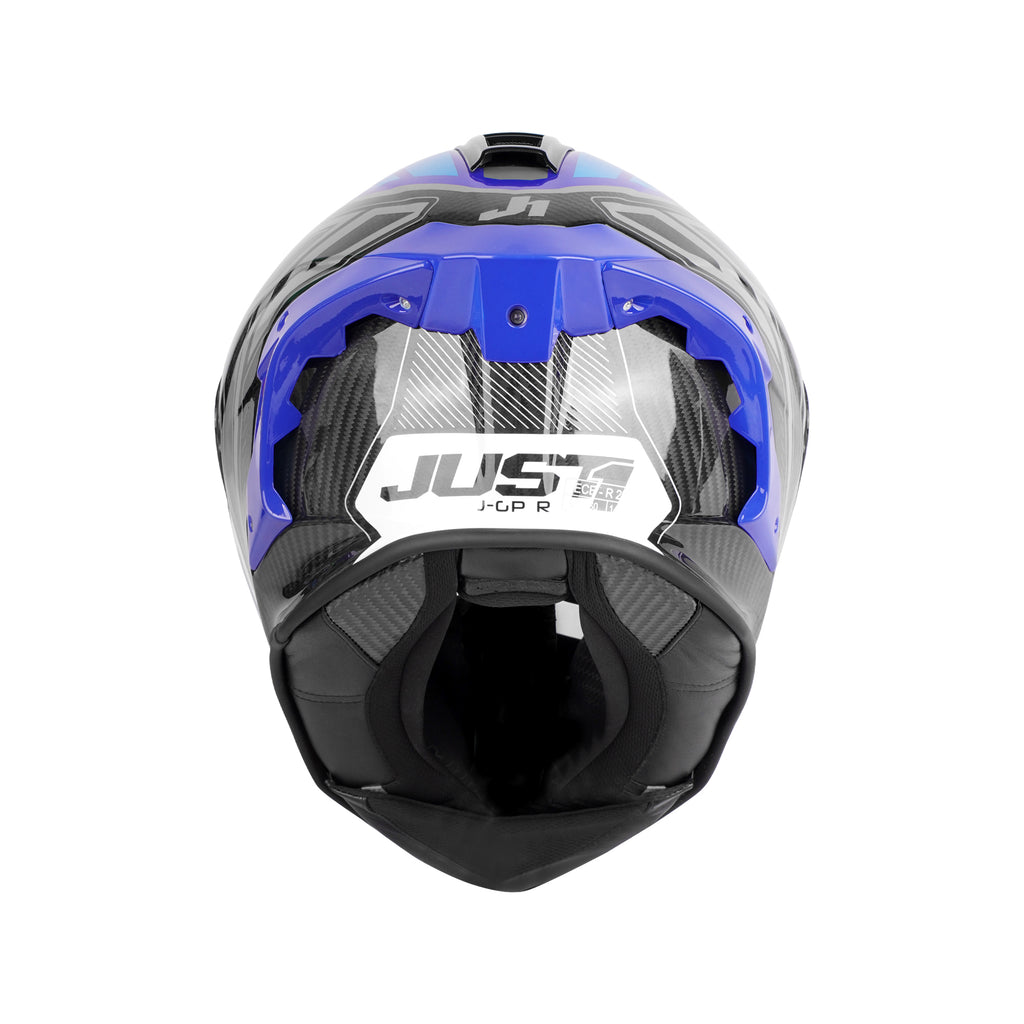 Fiber Just-1 J-GPR Carbon Instinct Stylish Helmet Blue Fluo - 680019_5