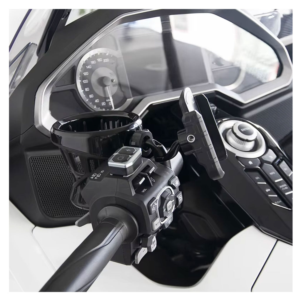 Goldwing F6B Handlebar Bracket Panical Cup & Phone Holder - 860122_2