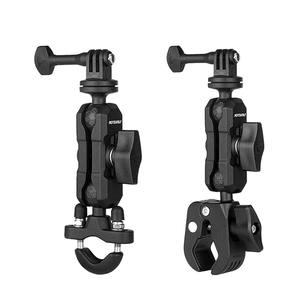 Motowolf MDL3532B Motorcycle Camera 360° Adjustable Mount Bracket_5