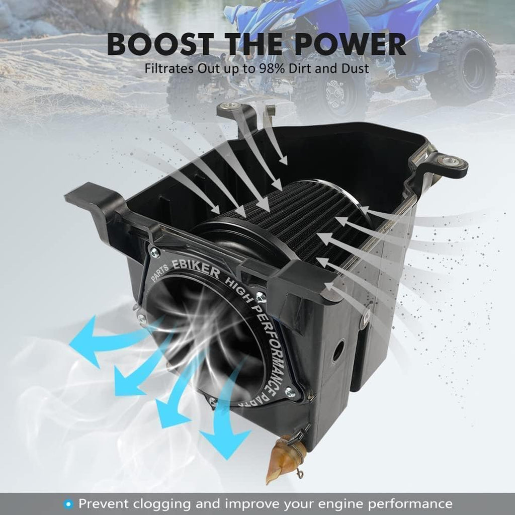 High Flow ATV Air Filter Intake with Holder Adapter_13