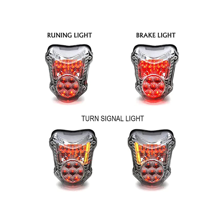 Suzuki Hayabusa  Motorcycle Integrated Brake Tail Light & Turn Signal_4