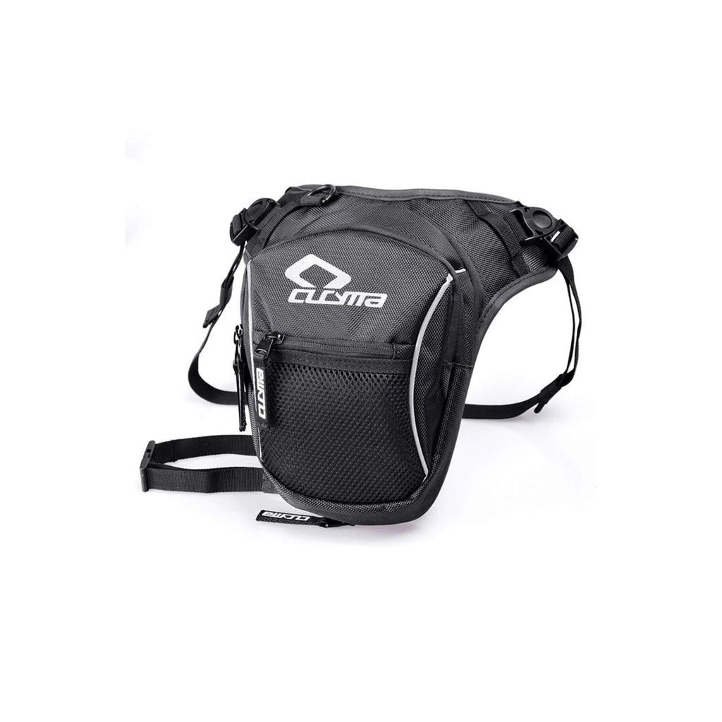 CUCYMA Motorcycle Leg Bag Waterproof, Carbon Fiber Black - 708776