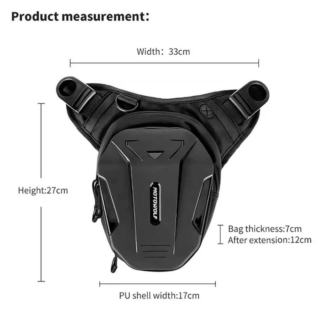 MOTOWOLF MDL0718 Motorcycle Waterproof Hard Shell Thigh/Leg Bag_3