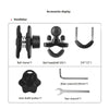 Motowolf Universal Motorcycle Phone Holder With Charger_7