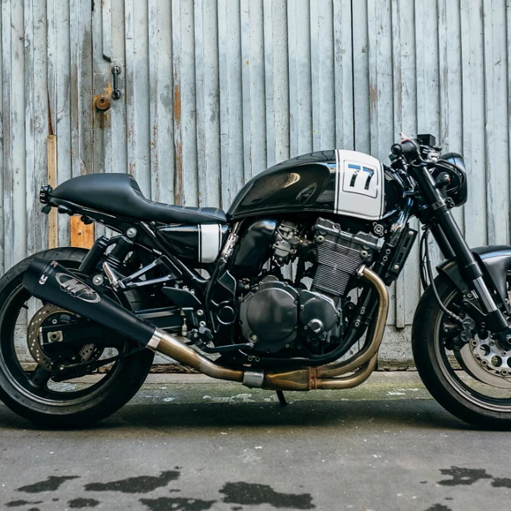 M4 Black Motorcycle Exhaust System Performance Slip On Silencer_6