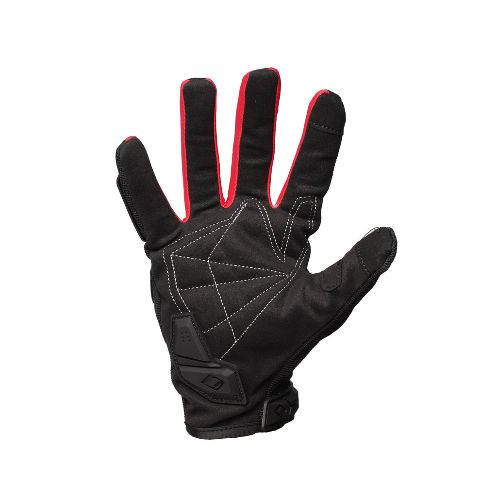 ONES AGAIN MG-14 Full Finger Riding Gloves (Black / Red)_7