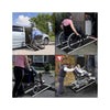 Aluminum Wheelchair Ramp with Non-Slip Surface & Single Folding - 080412