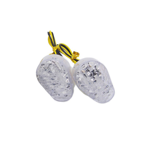 Flush Mount LED Turn Signal Indicators for Kawasaki, 1 Pair - 819824