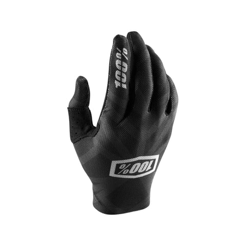 100% Celium Long Motorcycle Gloves for Mountain Bikes Black_1