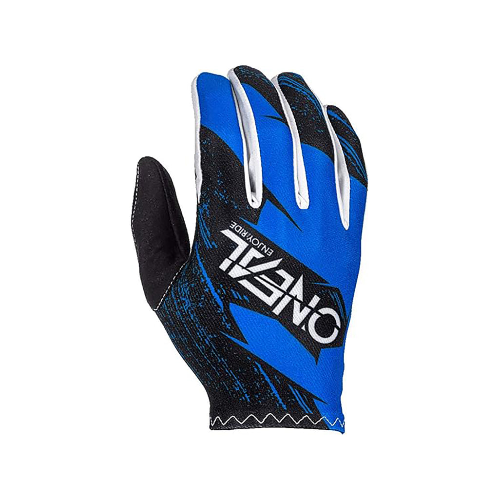 ONEAL Matrix Burnout Hi-Viz Motorcycle Gloves Blue/Black - 823708