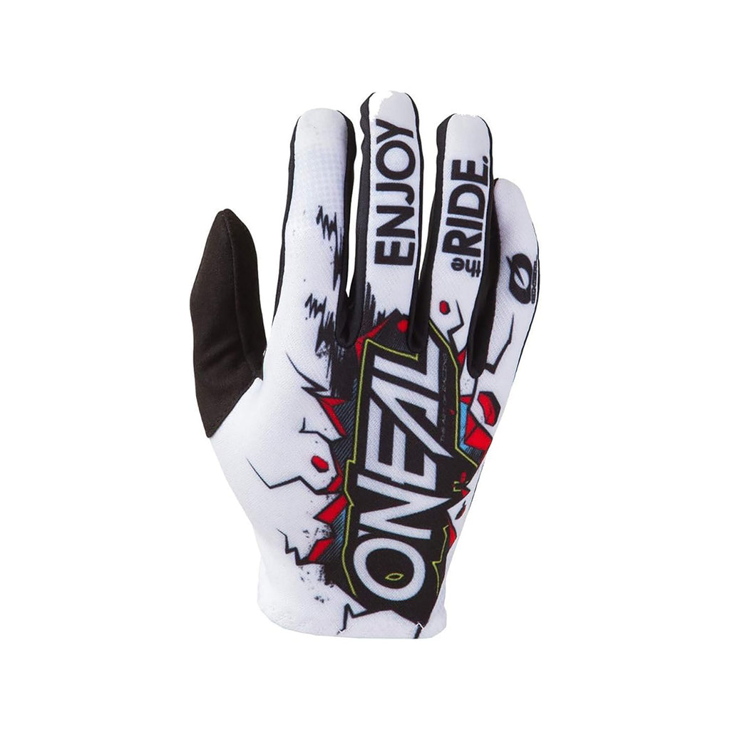 ONEAL Unisex Matrix Youth Motorcycle Safety Glove Villain White - 823710