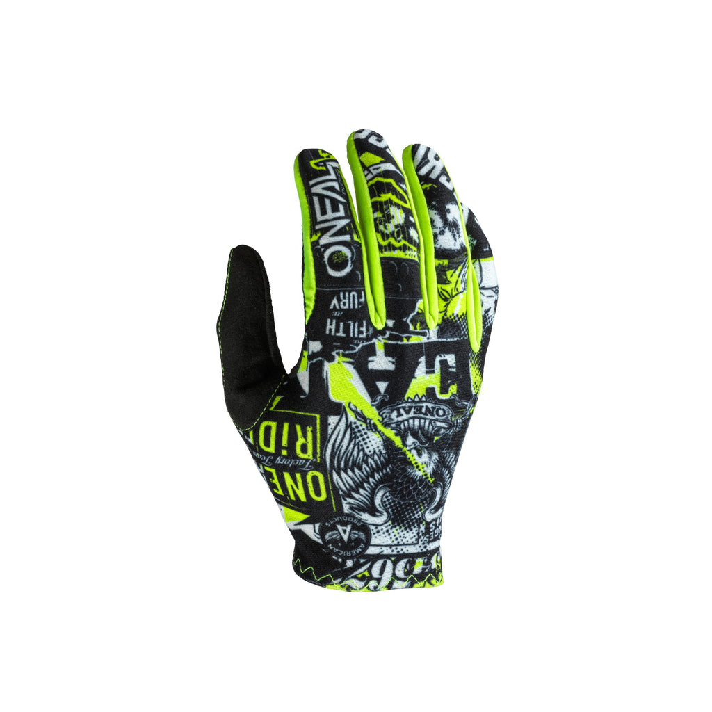 O'Neal Motorcycle Matrix Motocross Gloves for Unisex-Adult Riders Yellow - 823712