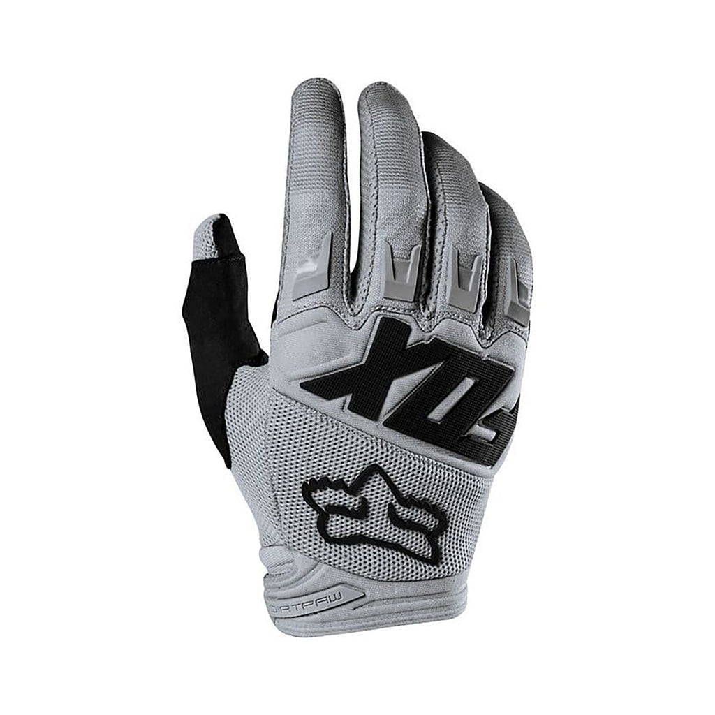 FOX Dirtpaw Race Motorcycle Gloves for Men & Youth, Gray - 823737