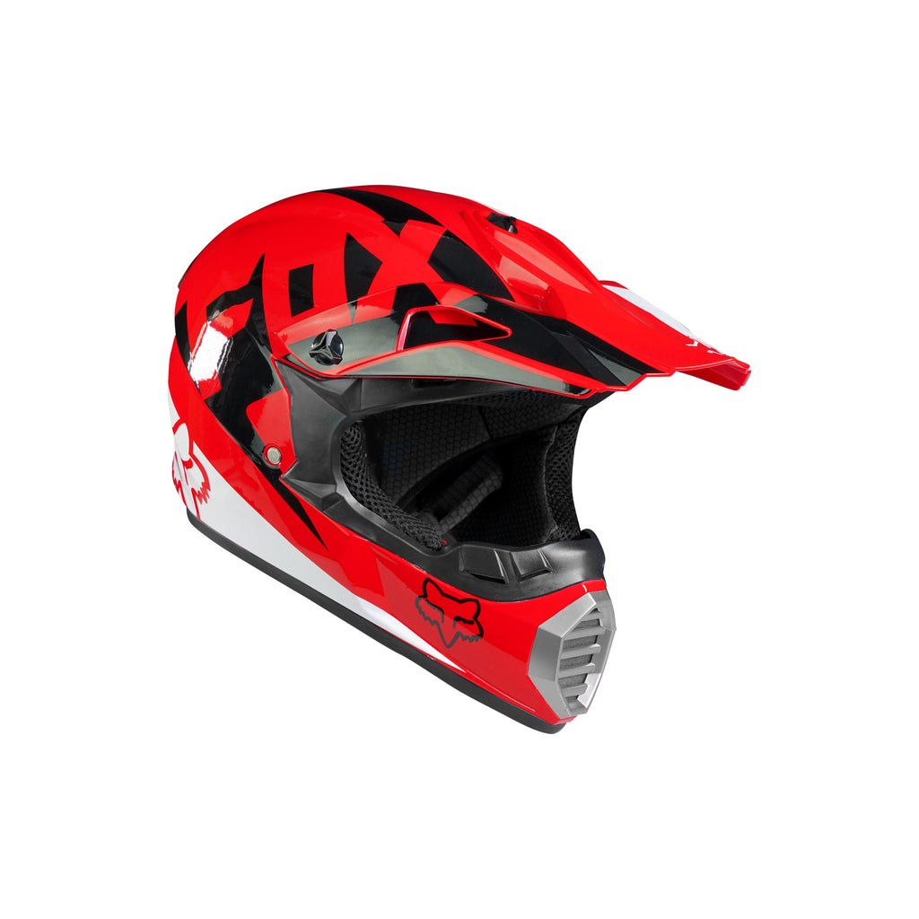 Motocross Fox Racing Helmet for ATV, MTB, Motorbikes Red - 835602