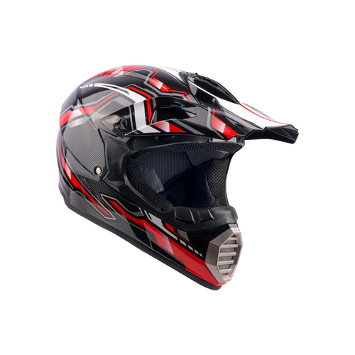 FOX Off-Road DOT Approved Motocross Motorcycle Helmet for Safety Black_1