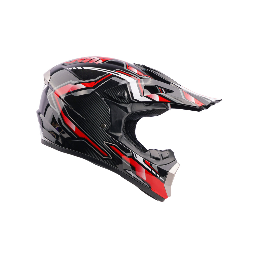 FOX Off-Road DOT Approved Motocross Motorcycle Helmet for Safety Black - 835604