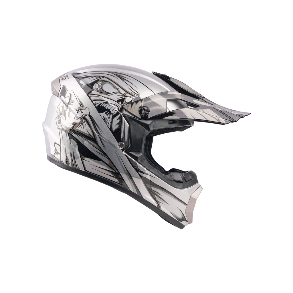 Casco Integrale Motocross AVT MX - Leggero, Omologato DOT, Visiera Rimovibile Per Adulti - Foto 2